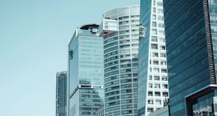 现代都市摩天大楼景观