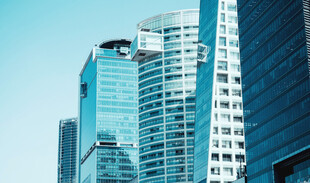 现代都市摩天大楼景观