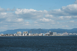 海滨城市远景