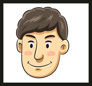 卡通男子头像
