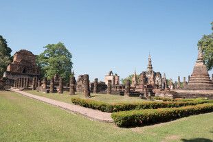素可泰历史公园古建筑景观