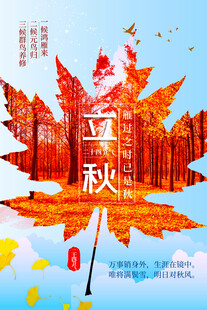 一叶知秋赏秋日森林美景