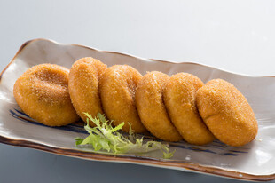 油炸香酥南瓜饼