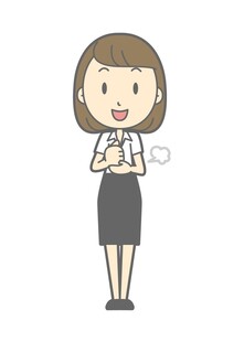 女白领表情动态卡通
