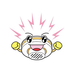 烟雾报警器卡通