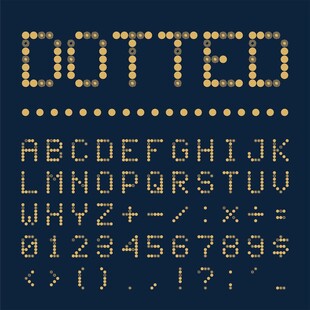 英文字母数字设计