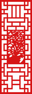 中式镂空雕花装饰图案
