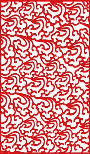 中式红色传统花纹图案