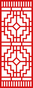 中式传统几何图案装饰