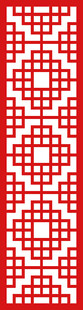 红色几何图案装饰纹理