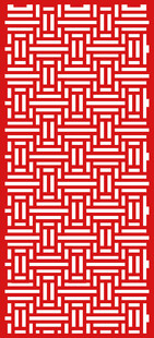 红色几何图案中式纹理