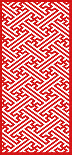 红色几何纹理图案
