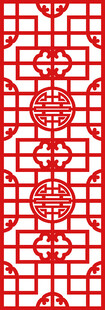 传统中式几何花纹图案