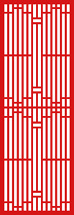 中式红色镂空窗格图案