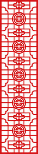 红色几何花纹图案背景