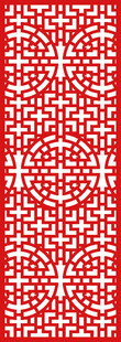 红色几何花纹图案背景