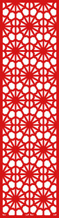 红色几何图案无缝花纹