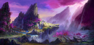梦幻奇幻山水景观