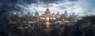 梦幻城堡夜景