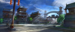 古风场景建筑