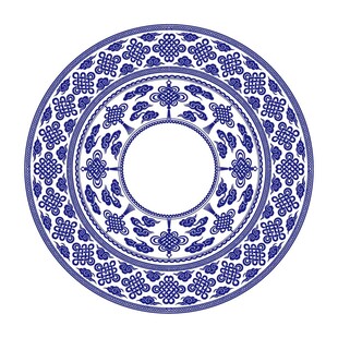 中国结传统吉祥结装饰无缝纹样