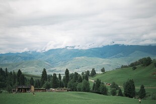 山间绿野美景