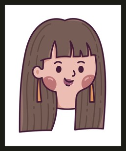 可爱卡通女孩头像