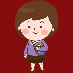 可爱女孩挎包站立形象
