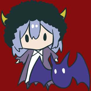 可爱恶魔角色插画