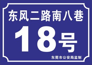 商铺门牌
