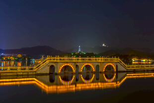 广东惠州西湖夜景