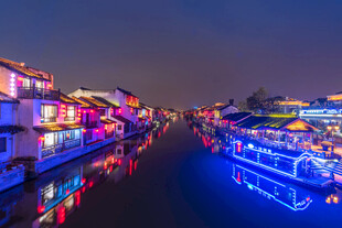 无锡清名桥夜景 