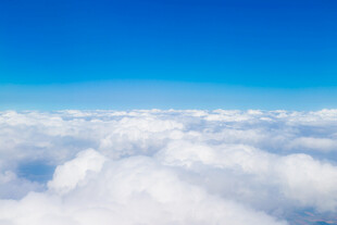高空云海美景