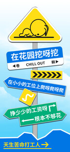 招聘指示牌海报
