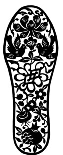 精美花纹鞋底图案设计