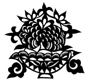 传统牡丹花卉图案