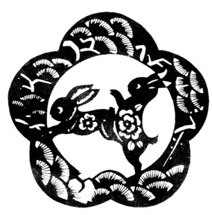 兔年剪纸艺术图案