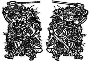 传统武士图案设计