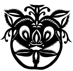 神秘图腾剪纸图案设计