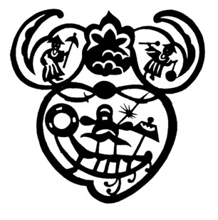 传统剪纸风格的吉祥图案