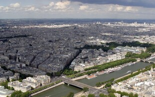 城市建筑鸟瞰景观图