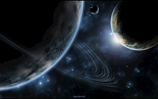 梦幻宇宙星空图景