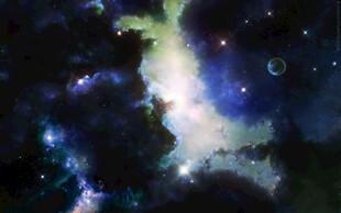 梦幻星云宇宙景象