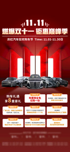 汽车双11促销