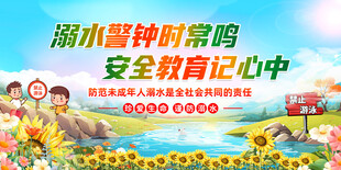 预防溺水展板