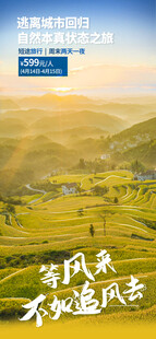 乡村田野风景图