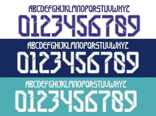 英文字母数字设计