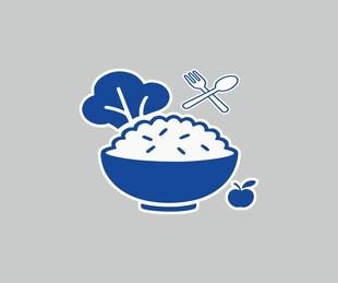 米饭图标元素