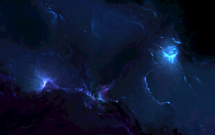 梦幻深邃的宇宙星云景象
