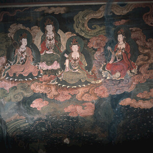 古代佛教题材精美壁画
